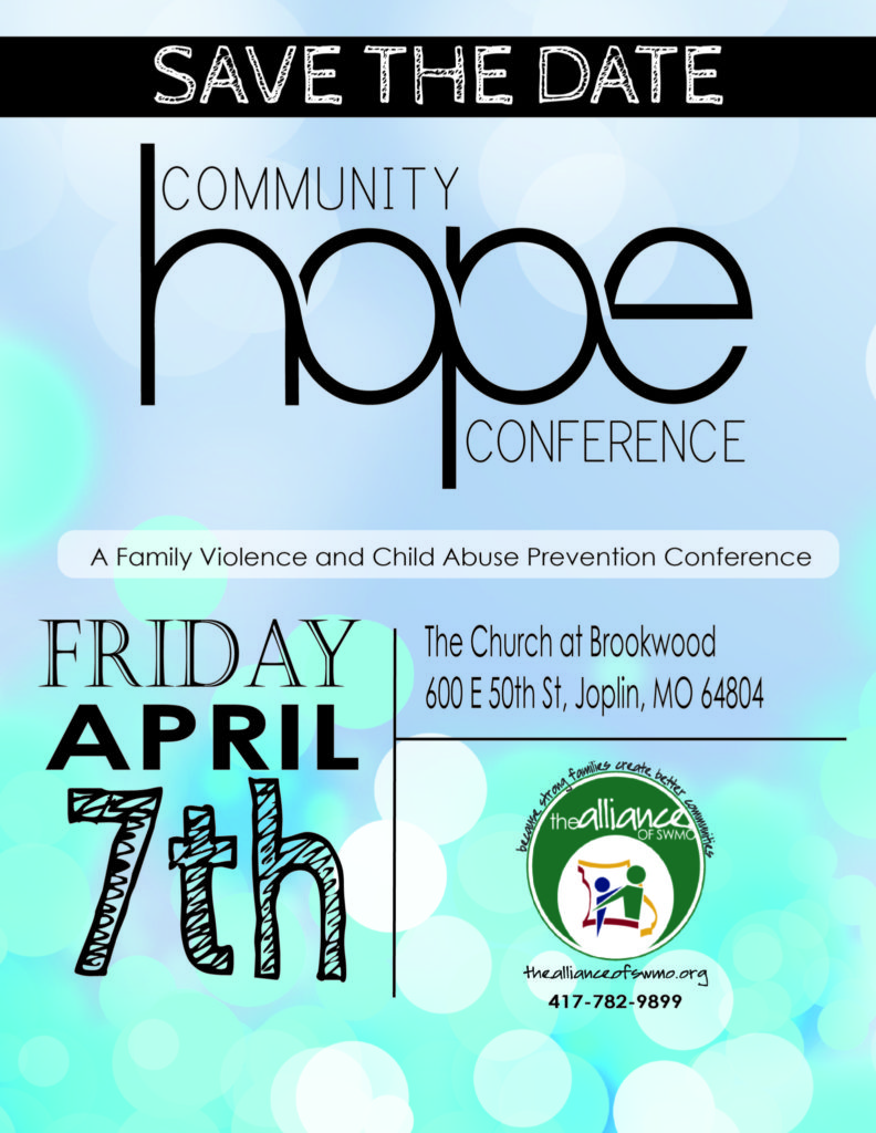 Hope 2017 Flyer_SAVE THE DATE-01 - The Alliance of Southwest Missouri