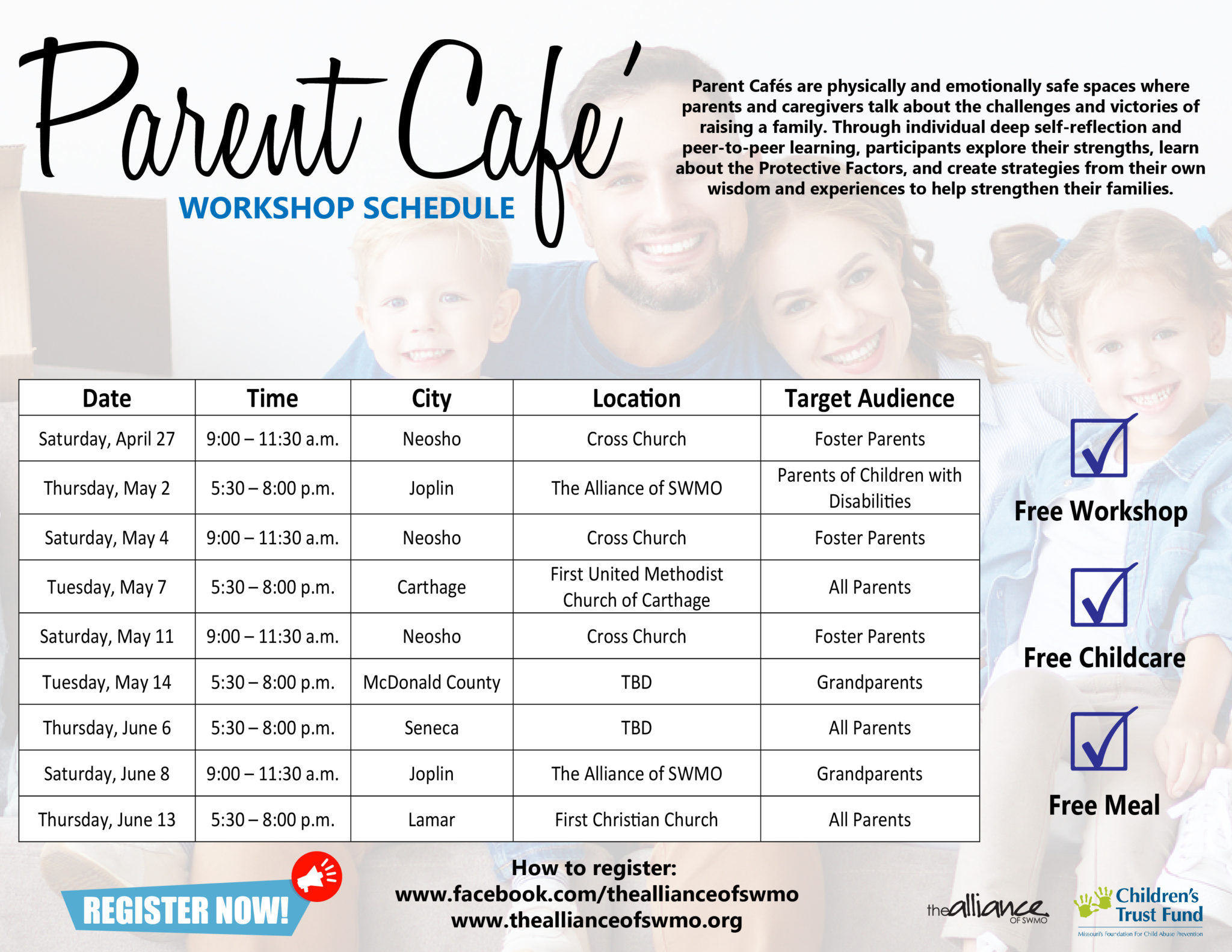 Parent Cafe Schedule_updated 4.25.19 -01 - The Alliance of Southwest